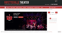 Desktop Screenshot of fayettevilletheater.com